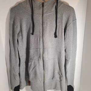 Ampersand Grey Full Zip Hoodie